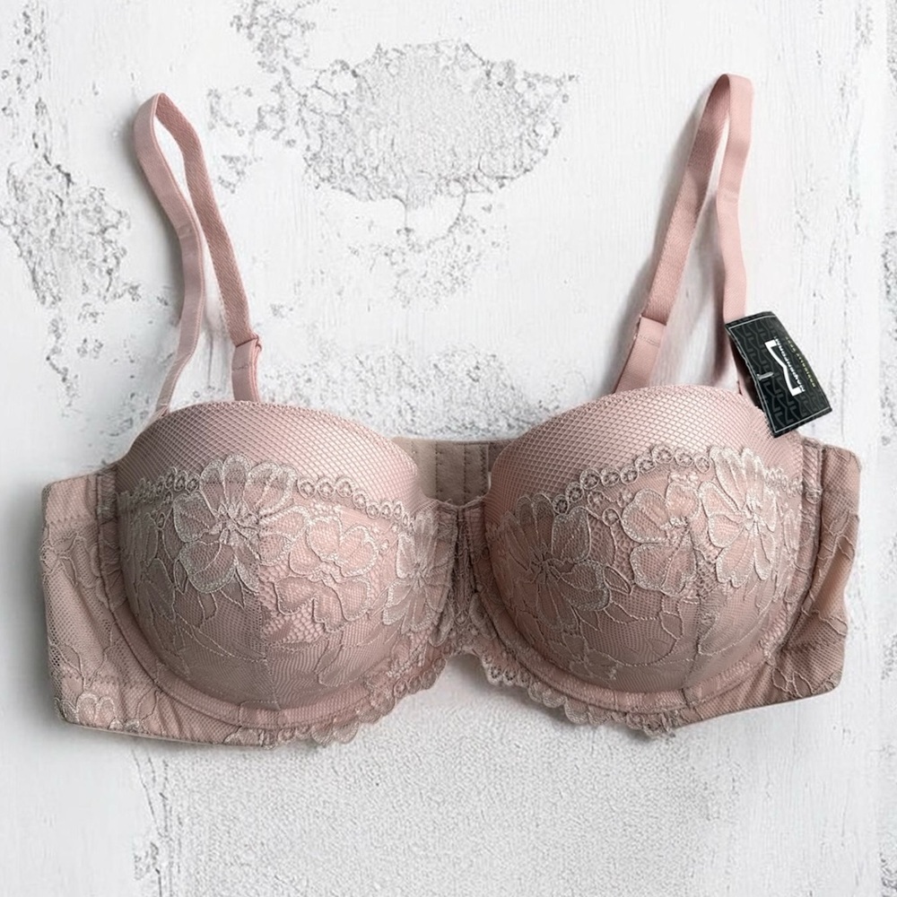 Maidenform “Basically Sexy” Pink Lace Bra – Size 40C Adjustable